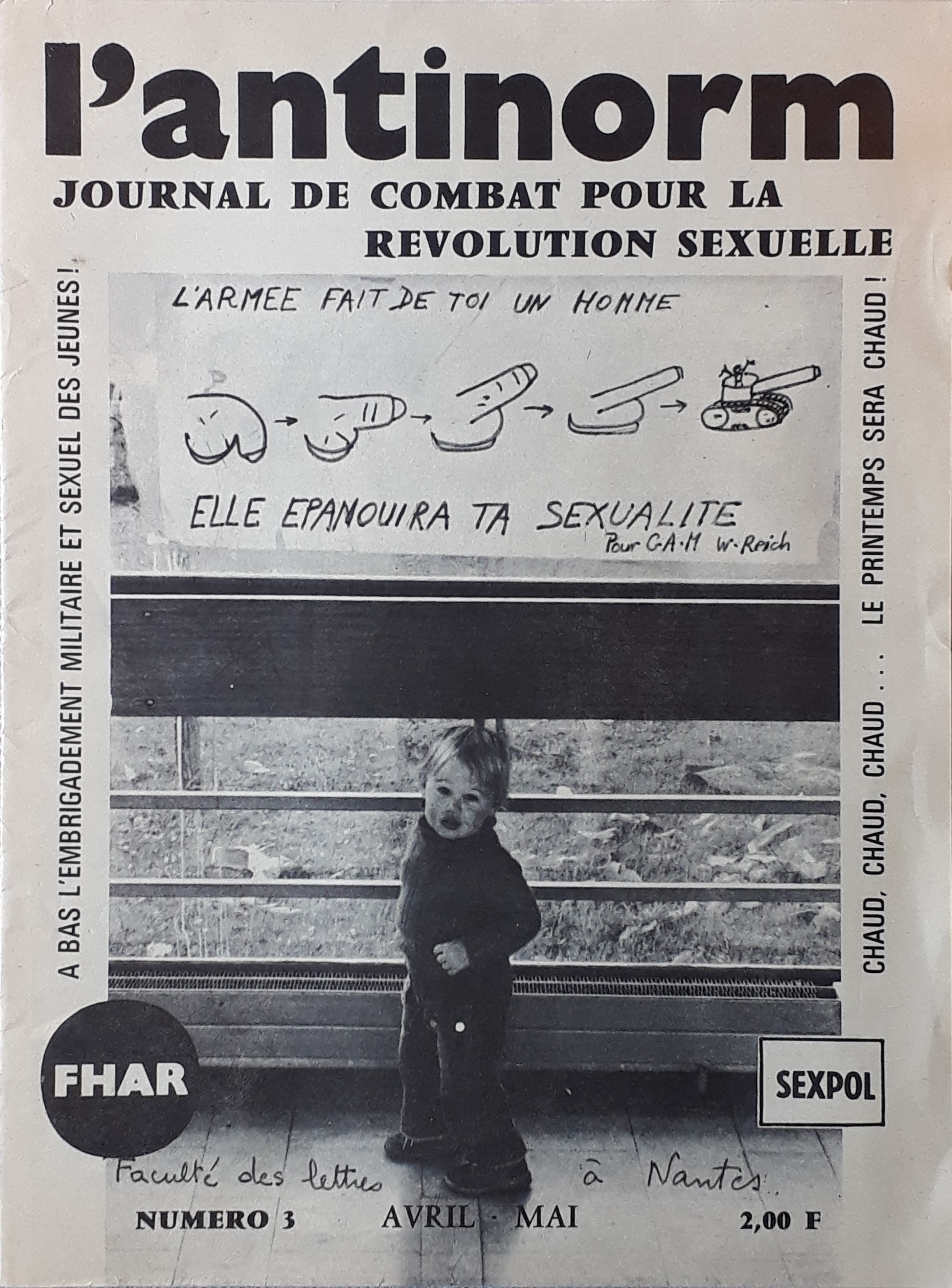 Photo of front page